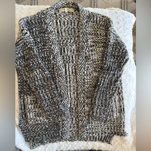 Pink Martini Chunky Knit Open Front Cardigan | XS (Oversized Fit)